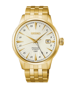 Reloj Seiko Hombre HCB004J1 Presage Acero Dorado Automático
