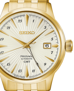 Reloj Seiko Hombre HCB004J1 Presage Acero Dorado Automático