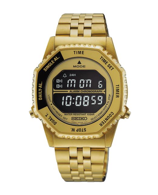 Reloj Seiko Hombre HFL003P1 Acero Dorado Digital