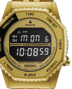 Reloj Seiko Hombre HFL003P1 Acero Dorado Digital