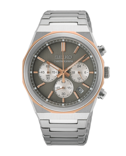 Reloj Seiko Hombre HGK002P1 Cronógrafo Acero Bicolor Rose Analógico
