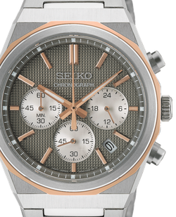 Reloj Seiko Hombre HGK002P1 Cronógrafo Acero Bicolor Rose Analógico