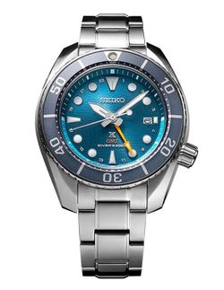 Seiko Herrklocka SFK001J1 Prospex Sumo GMT Diver's Automatic Blue