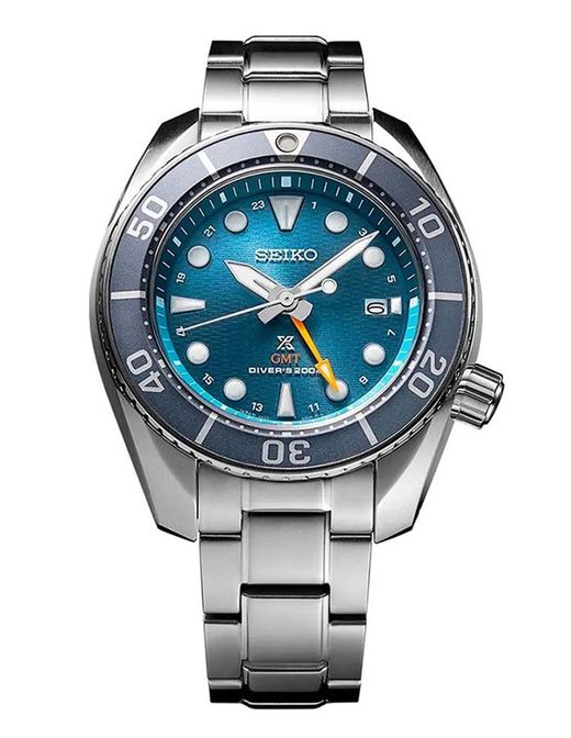 Seiko Herrklocka SFK001J1 Prospex Sumo GMT Diver's Automatic Blue