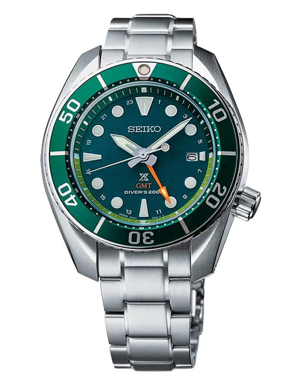 Seiko Men's Watch SFK003J1 Prospex Sumo GMT Diver's Automatic ...