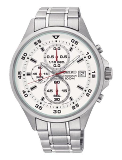 Seiko Men's Watch SKS623P1 Neo Sport Quartz Chrono White