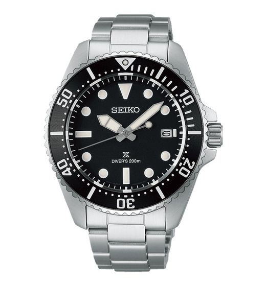 Seiko Men's SNE597P1 5 Sport SKX Solar Steel Watch