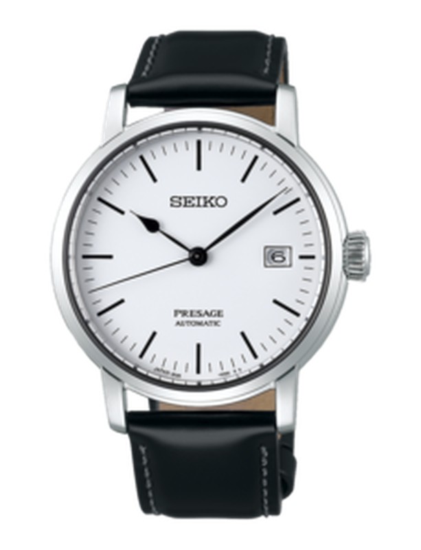 Seiko Herrenuhr SPB113J1 Presage Autom. Riki Watanabe Emaille