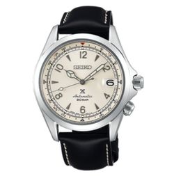 Reloj Seiko Hombre SPB119J1 Prospex Alpinist Correa Esfera Blanca