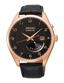 Reloj Seiko Hombre SRN054P1 Neo Classic Kinetic Ind Marcha Negro