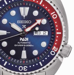 Seiko Herrenuhr SRPE99K1 Prospex Diver PADI Automatic Tortuga