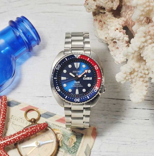 Seiko Herrenuhr SRPE99K1 Prospex Diver PADI Automatic Tortuga