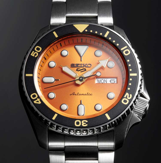 Seiko Herrenuhr SRPD59K1 5 Sports Automatic Sports Steel