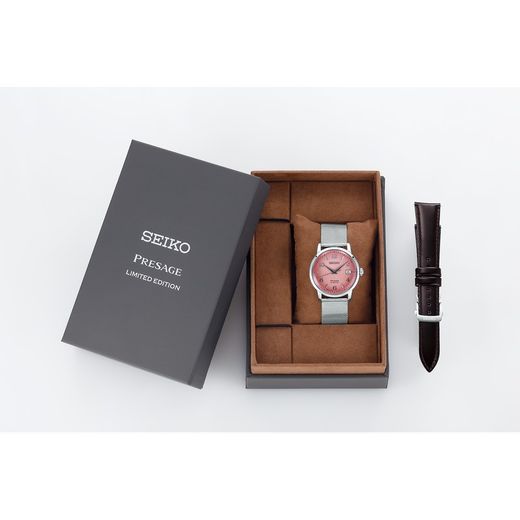 Seiko Herrenuhr SRPE47J1 Presage Cocktail EL Pack Special Pink