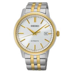 Reloj Seiko Hombre SRPH92K1 Neo Classic Bicolor Acero Dorado