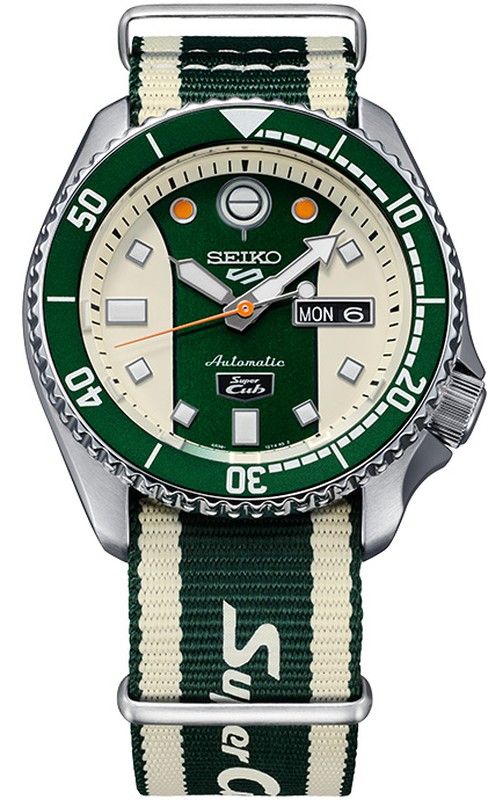 Montre Homme Seiko SRPJ49K1 Super Cub Édition Limitée Honda 5 Sports Automatique.