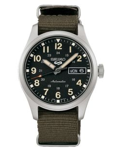 Reloj Seiko Hombre SRPJ85K1 Automático Nailon Marrón