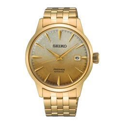 Reloj Seiko Hombre SRPK46J1 Presage Dorado