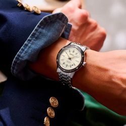 Seiko Herrenuhr SRPK61J1 Limited Edition Style60's Crown