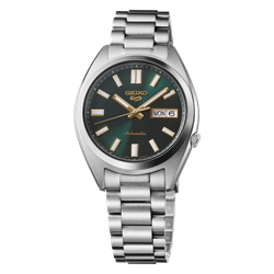 Reloj Seiko Hombre SRPL57K1 Acero Plateado Bicolor Verde Automático 4R36