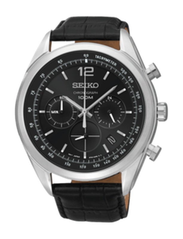 Reloj Seiko Hombre SSB097P1 Neo Sport Cuarzo Crono Negro — Joyeriacanovas