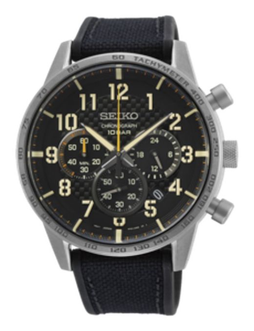 Reloj Seiko Hombre SSB367P1 Neo Sport Cuarzo Crono Correa Negra