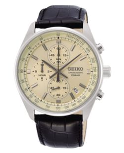 Relógio masculino Seiko SSB383P1 Neo Sport Quartz Chrono pulseira preta