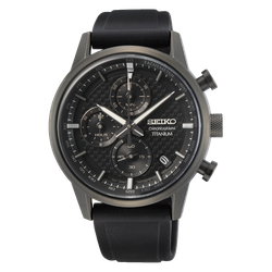 Reloj Seiko Hombre SSB393P1 Cronógrafo Acero Negro Analógico