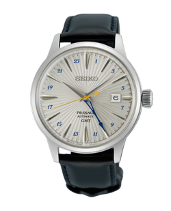 Reloj Seiko Hombre SSK049J1 Presage Piel Azul Acero Automático