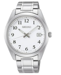Reloj Seiko Hombre SUR459P1 Neo Classic Números Árabes Blanco