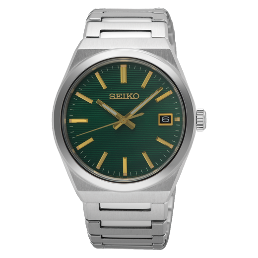 Relógio esportivo masculino Seiko SUR601P1 em aço