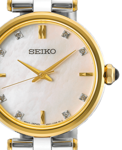 Reloj Seiko Mujer HGH007P1 Acero Bicolor Dorado Analógico