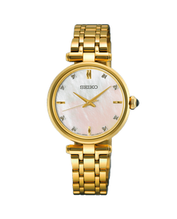 Reloj Seiko Mujer HGH008P1 Acero Dorado Analógico
