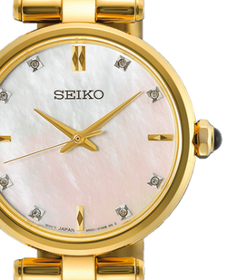 Reloj Seiko Mujer HGH008P1 Acero Dorado Analógico
