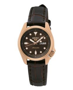 Reloj Seiko Mujer SRE006K1 5 Sport Mini Piel Marrón