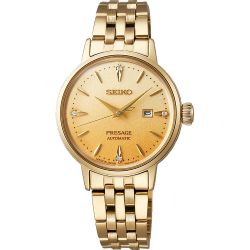 Reloj Seiko Mujer SRE018J1 Acero Dorado Automático 2R05