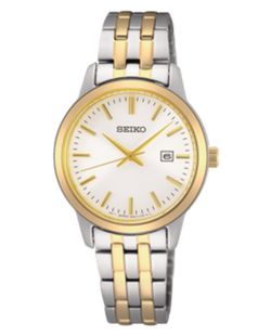 Reloj Seiko Mujer SUR410P1 Neo Classic Cuarzo 3 Agujas Bicolor