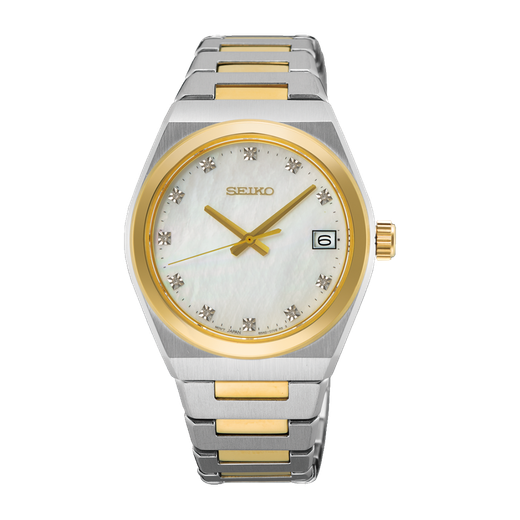Reloj Seiko Mujer SUR604P1 Classic Acero Bicolor Dorado