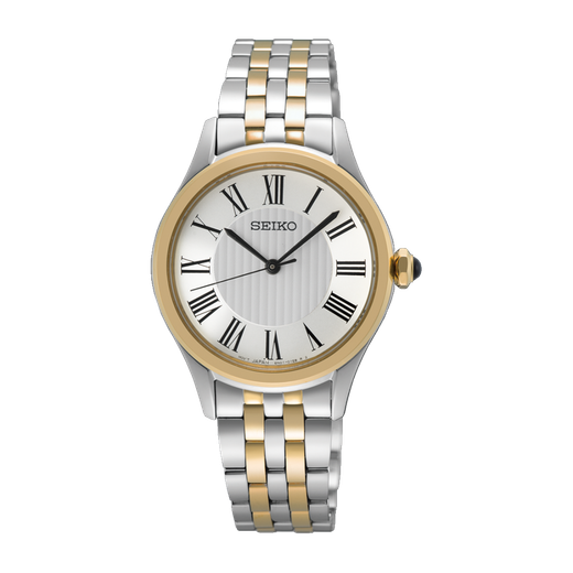 Reloj Seiko Mujer SUR612P1 Classic Acero Bicolor Dorado