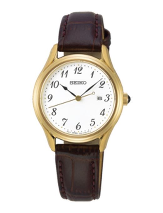 Reloj Seiko Mujer SUR638P1 Neo Classic Cuarzo Cristal Zafiro correa