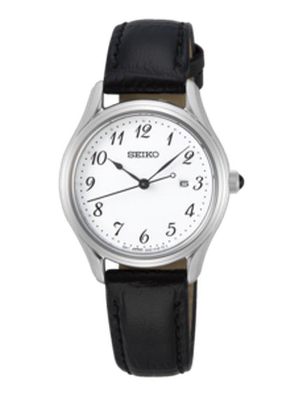Montre Chronographe Suisse Sector Pour Femme - Cadran Noir, Cuir, Cristal Saphir, Neuve Avec étiquettes