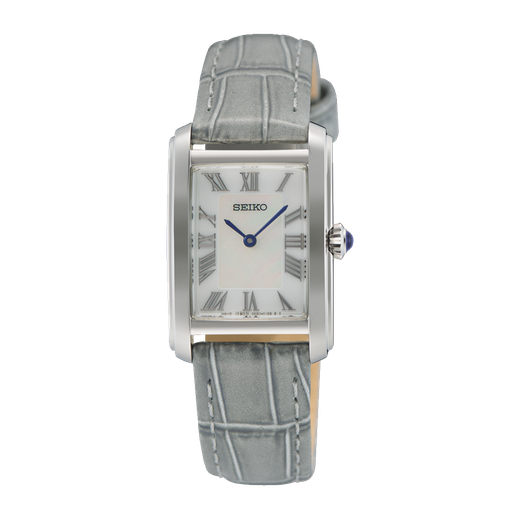 Rellotge Seiko Dona SWR099P1 Classic Pell Gris