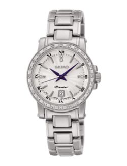 Reloj Seiko Mujer SXDG57P1 Premier Cuarzo 24 Diamantes MOP