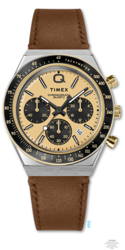 Reloj Timex Hombre TW2W64400 Piel Marrón Cronógrafo Acero Analógico