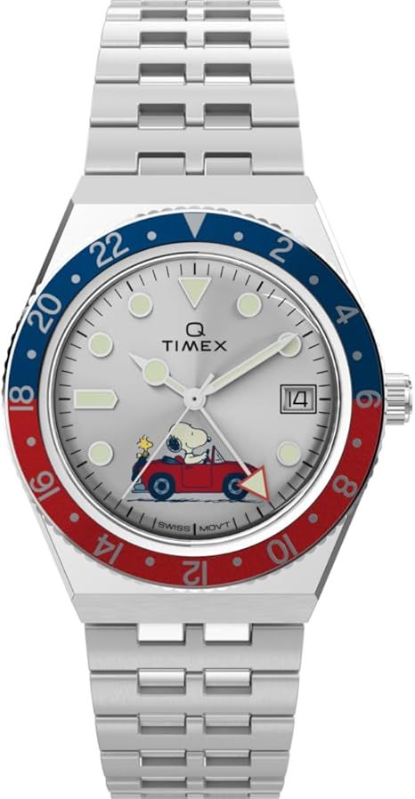 Reloj Timex Hombre TW2W83300 Snoopy & Woodstock Acero Analógico
