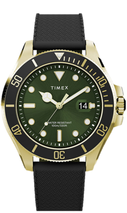 Reloj Timex Hombre TW2Y05300 Sport Negro Acero Dorado Analógico