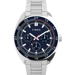 Reloj Timex Hombre TW2Y22700 Weston Acero Plateado Analógico