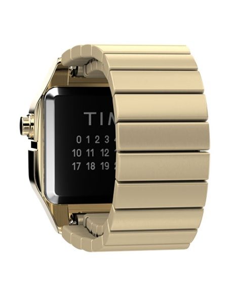 Anillo Reloj Timex Unisex TW2Y50100 Acero Dorado Dígital