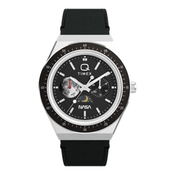 Reloj Timex Hombre TW2Y56800 Piel Negra Acero Analógico