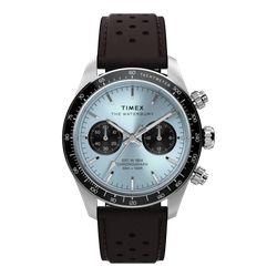 Reloj Timex Hombre TW2Y70600 Piel Negra Cronógrafo Acero Analógico